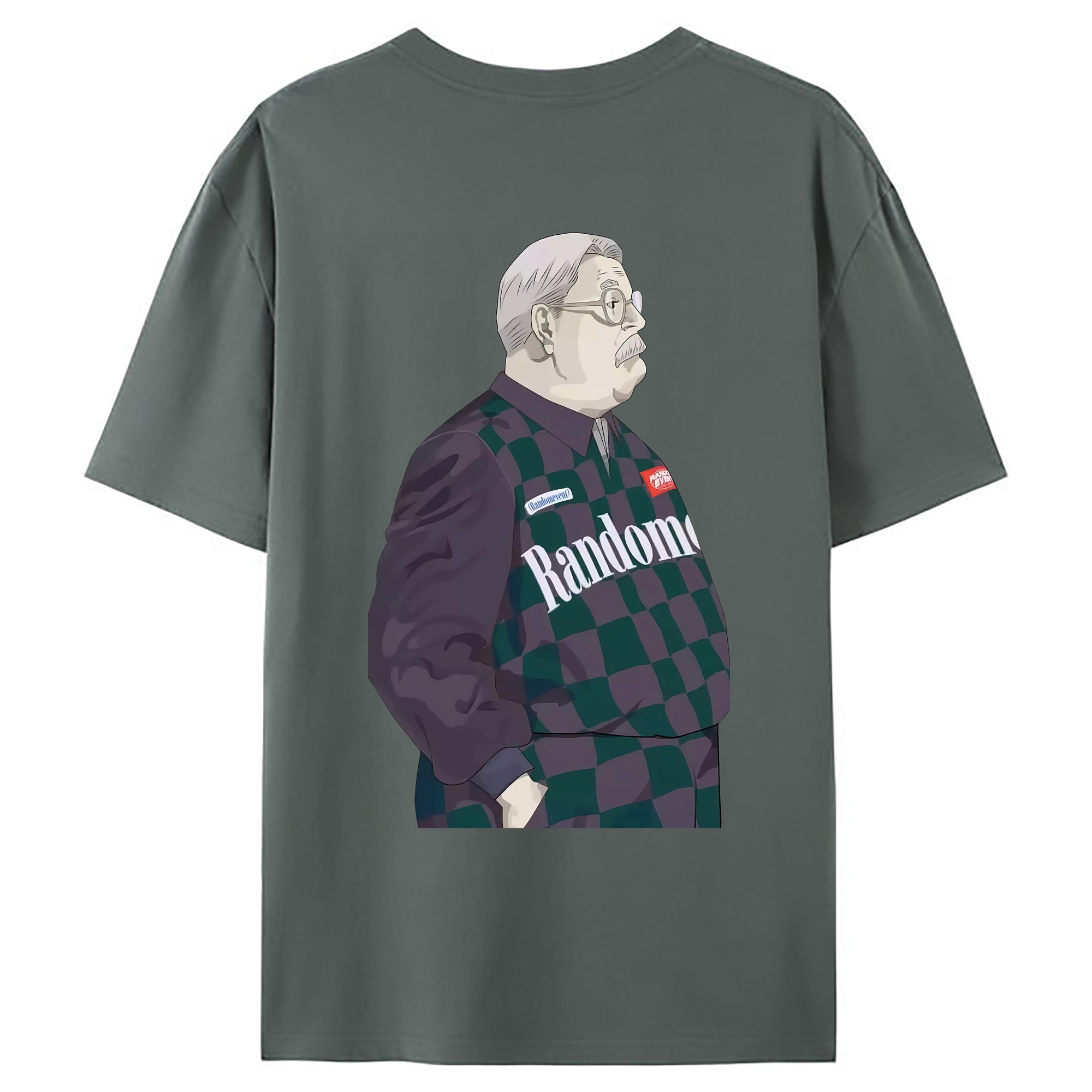 （画像用） SLAM DUNK／スラムダンク 綿100％ メンズ半袖Tシャツ（バックプリント） 通気性